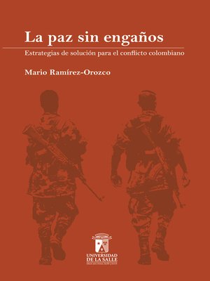 cover image of La paz sin engaños